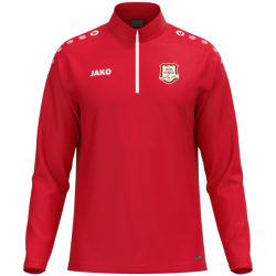 Sweat 1/2 zip enfant rouge Jako One