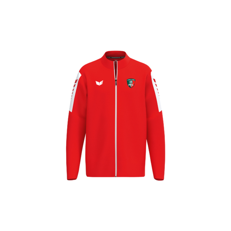Veste adulte rouge Erima Intro
