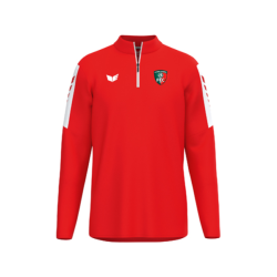 Sweat 1/2 zip enfant rouge Erima Intro