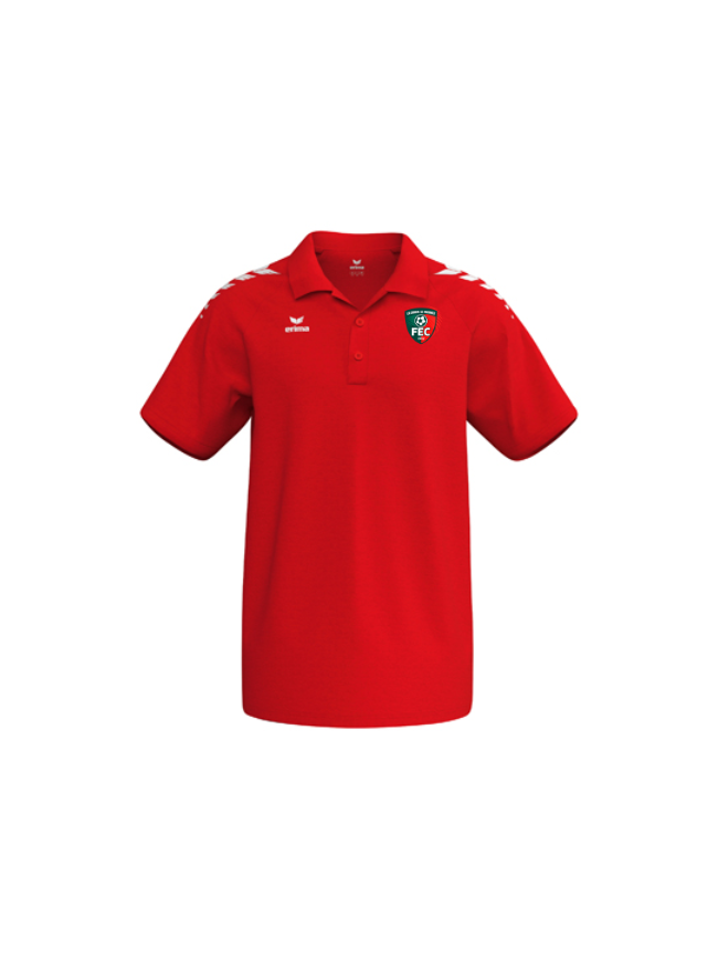 Polo adulte rouge Erima Cmpt Wings