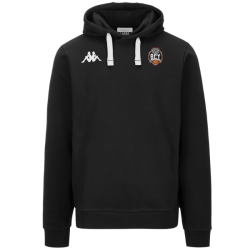 Sweat capuche adulte noir Kappa Bali
