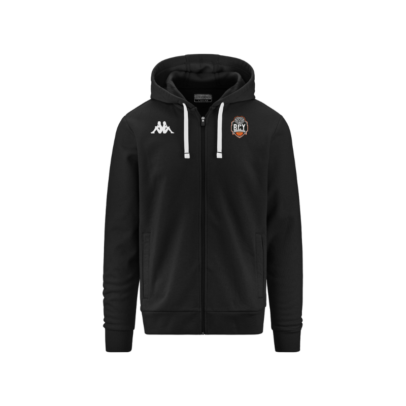 Veste adulte noir Kappa Banto