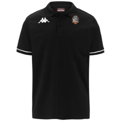 Polo homme noir Kappa Barli