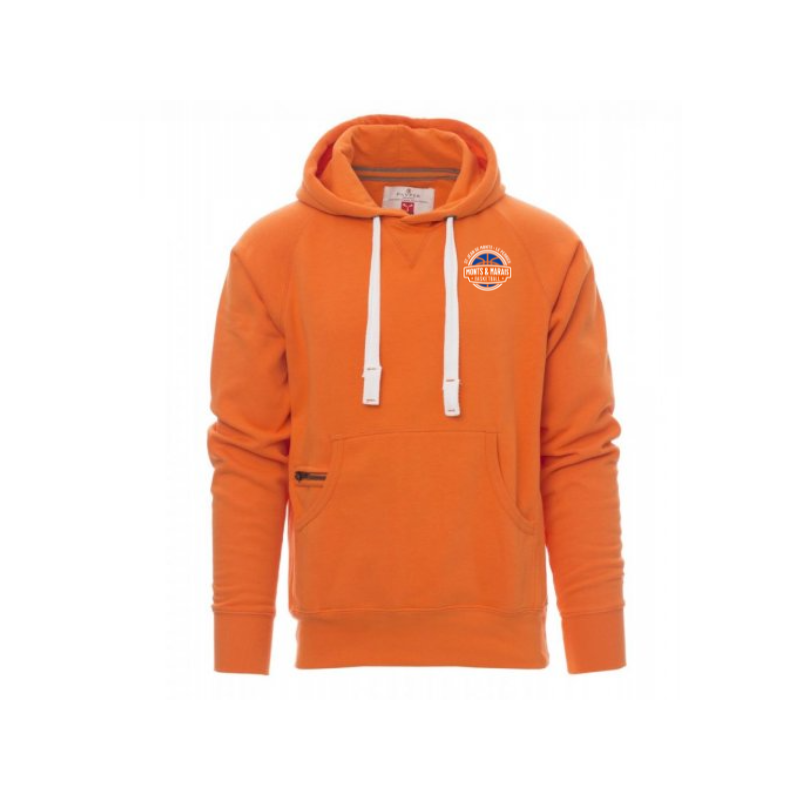 Sweat capuche homme orange Payper Atlanta+