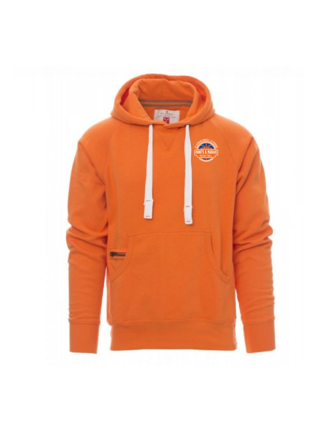 Sweat capuche homme orange Payper Atlanta+