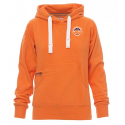Sweat capuche femme orange Payper Atlanta+Lady