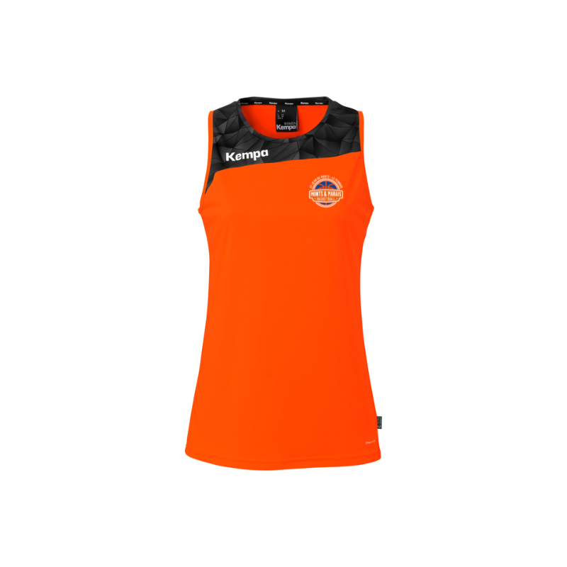 Débardeur femme orange Kempa Athletics 29