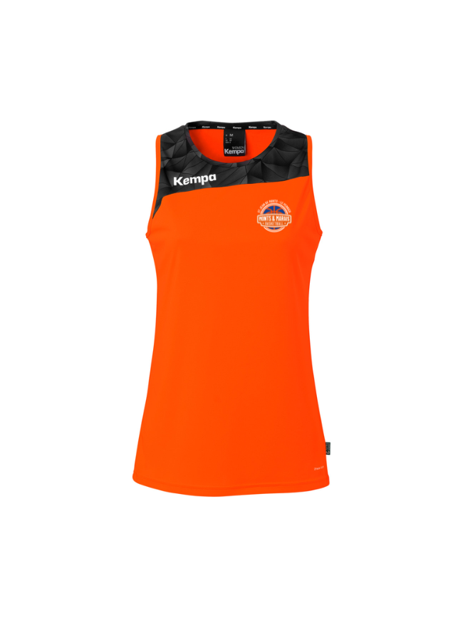 Débardeur femme orange Kempa Athletics 29