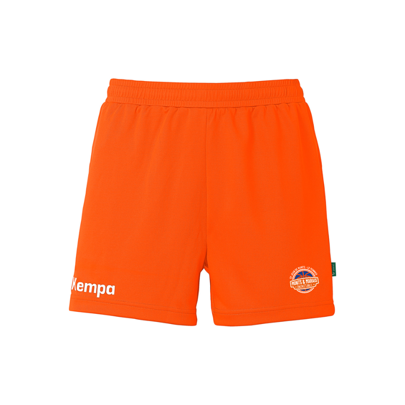Short femme orange Kempa Performance Shorts