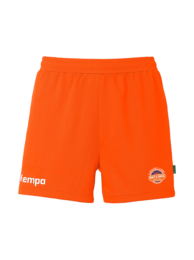 Short femme orange Kempa Performance Shorts