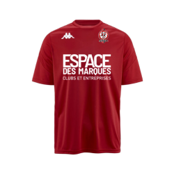 Maillot échauffement adulte rouge Kappa Dovo