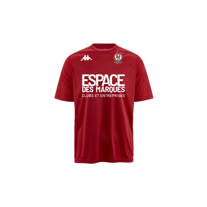Maillot échauffement adulte rouge Kappa Dovo