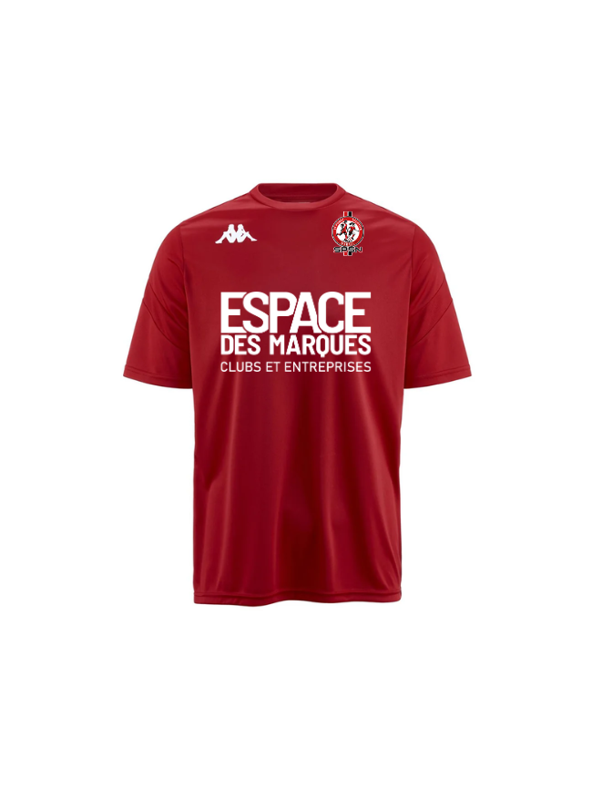 Maillot échauffement adulte rouge Kappa Dovo