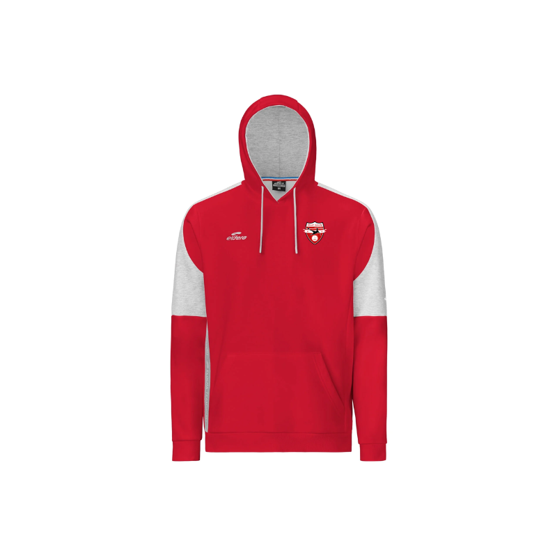 Sweat capuche rouge Eldera Naja