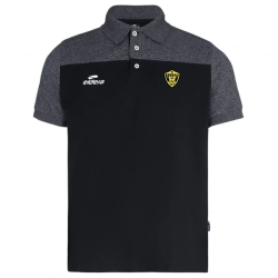 Polo coton noir Eldera Popo