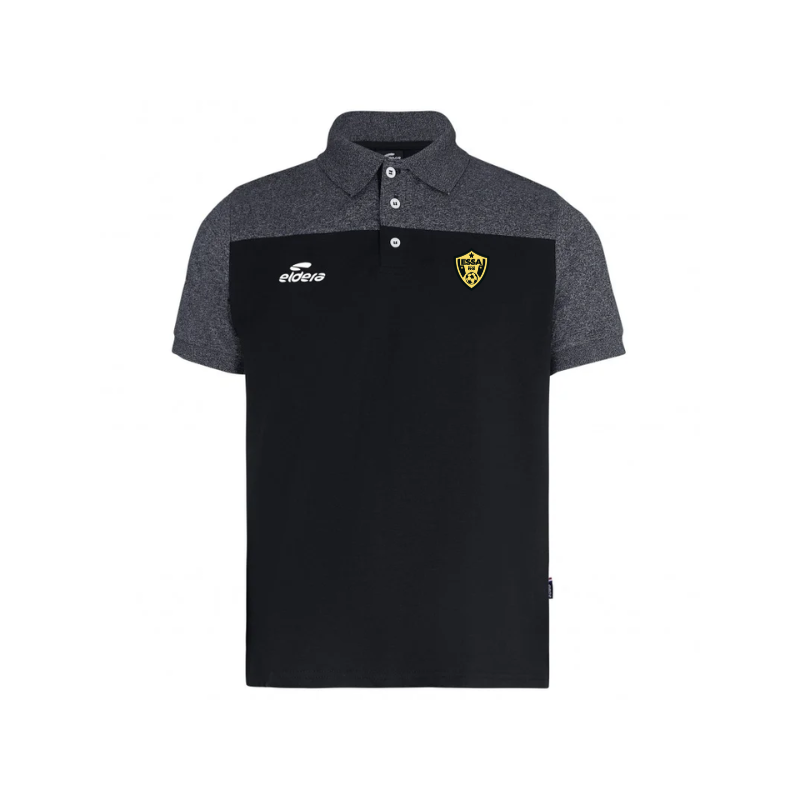Polo coton noir Eldera Popo