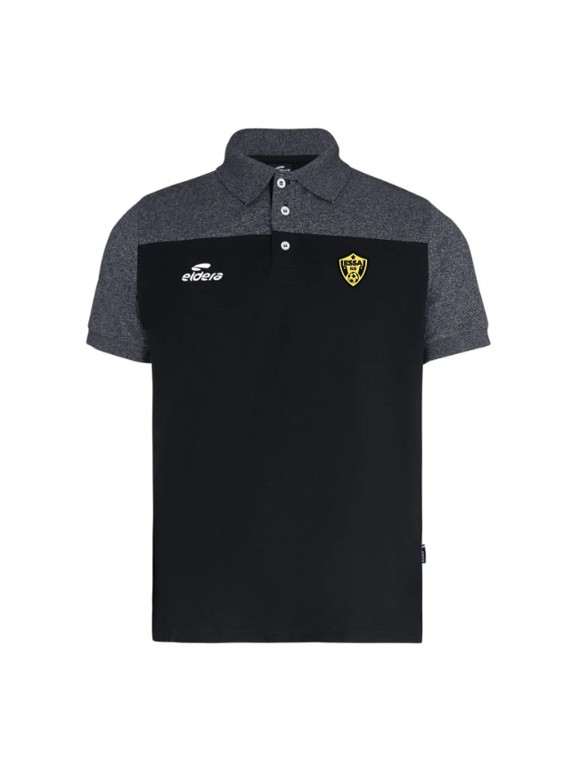 Polo coton noir Eldera Popo