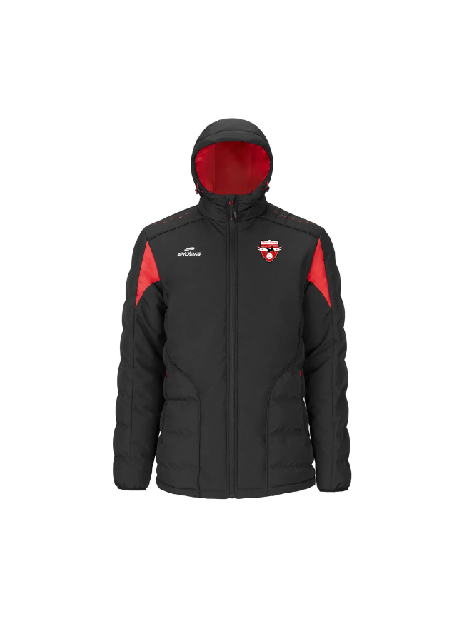 Parka noir/rouge Eldera Nigo