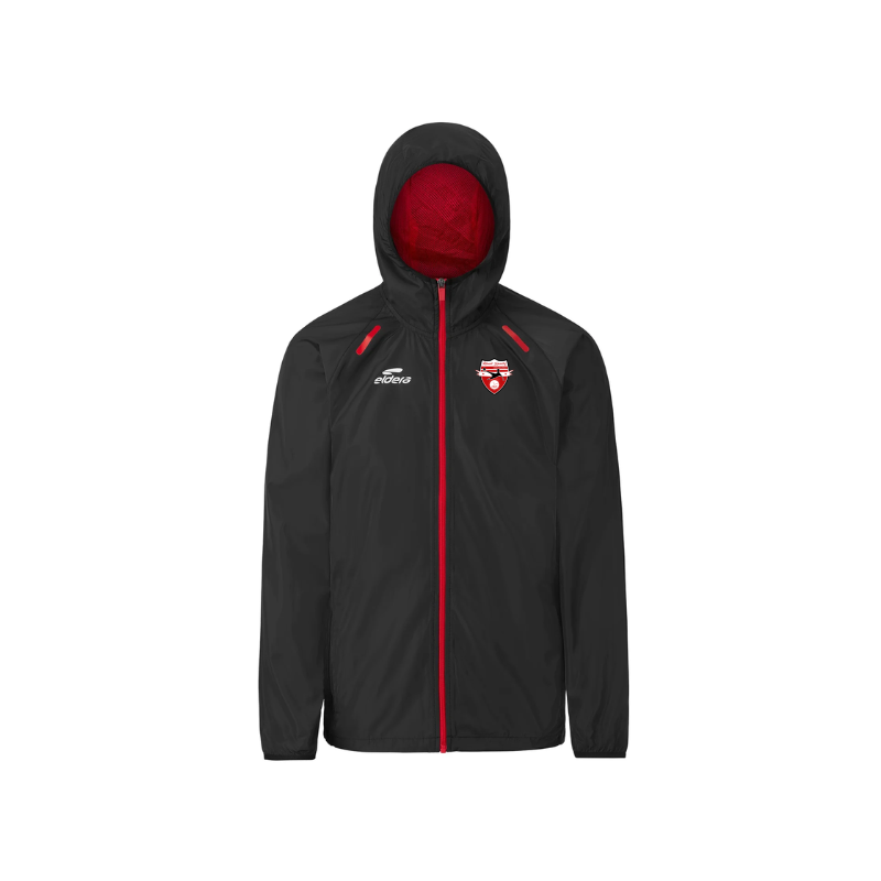 Coupe-vent noir/rouge Eldera Libeccio