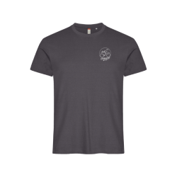 T-Shirt adulte gris métal Clique Basic