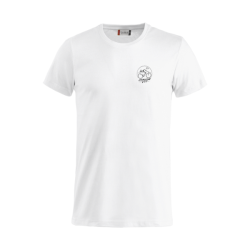 T-Shirt enfant blanc Clique Basic