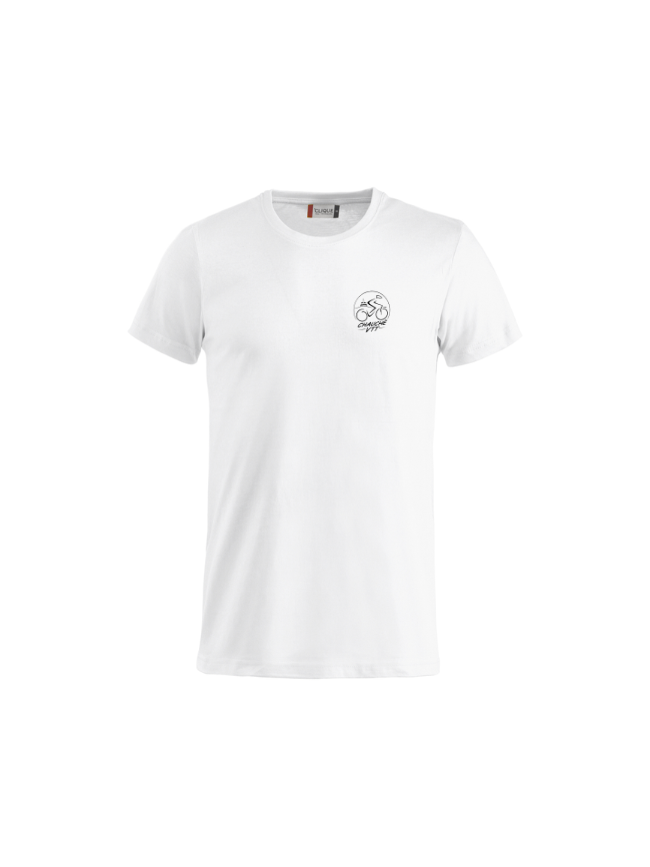 T-Shirt enfant blanc Clique Basic