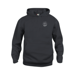 Sweat capuche enfant noir Clique Basic