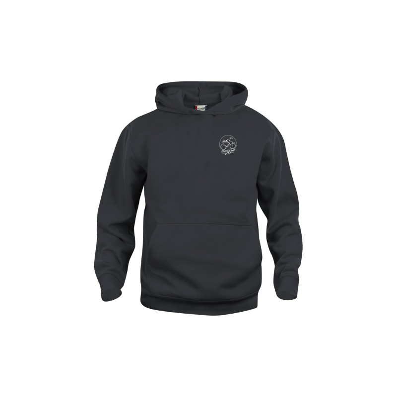 Sweat capuche enfant noir Clique Basic