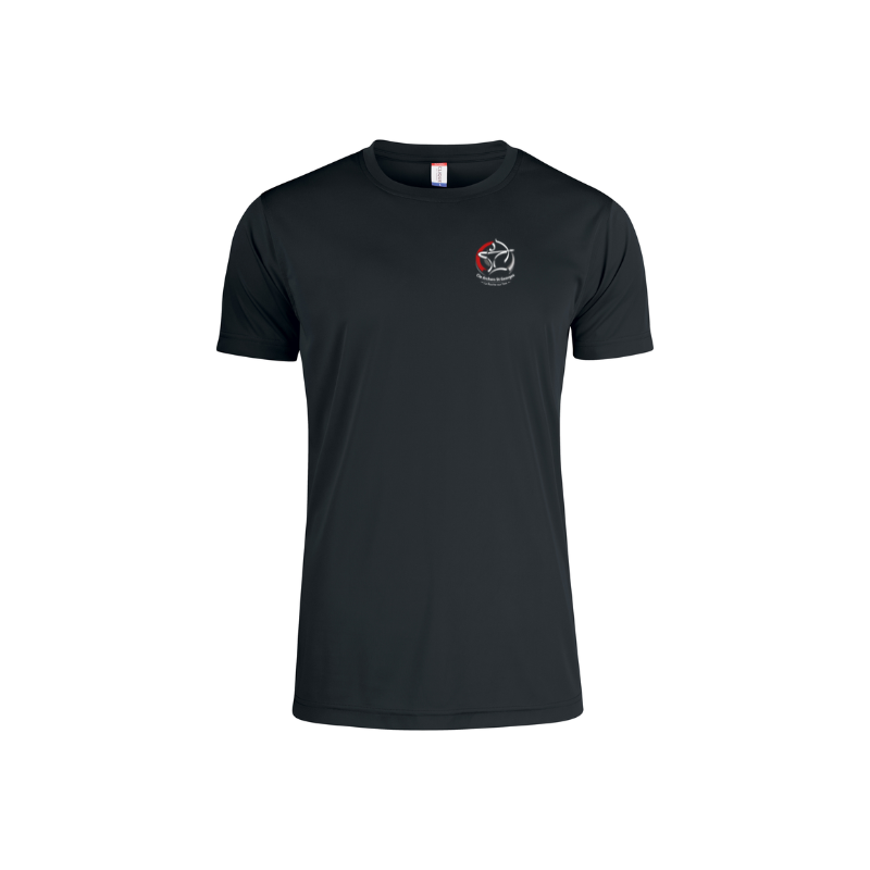 T-Shirt homme noir Clique Active-T