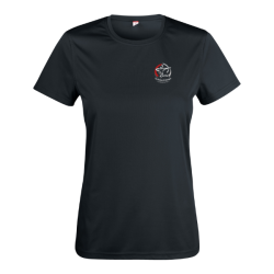 T-Shirt femme noir Clique Active-T