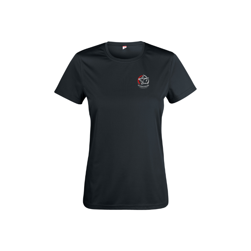 T-Shirt femme noir Clique Active-T