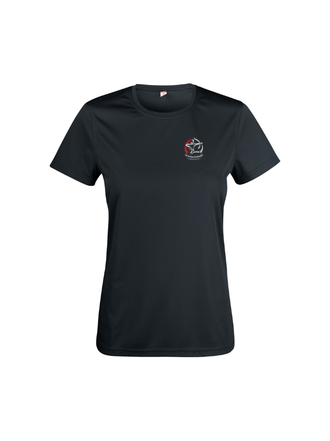 T-Shirt femme noir Clique Active-T