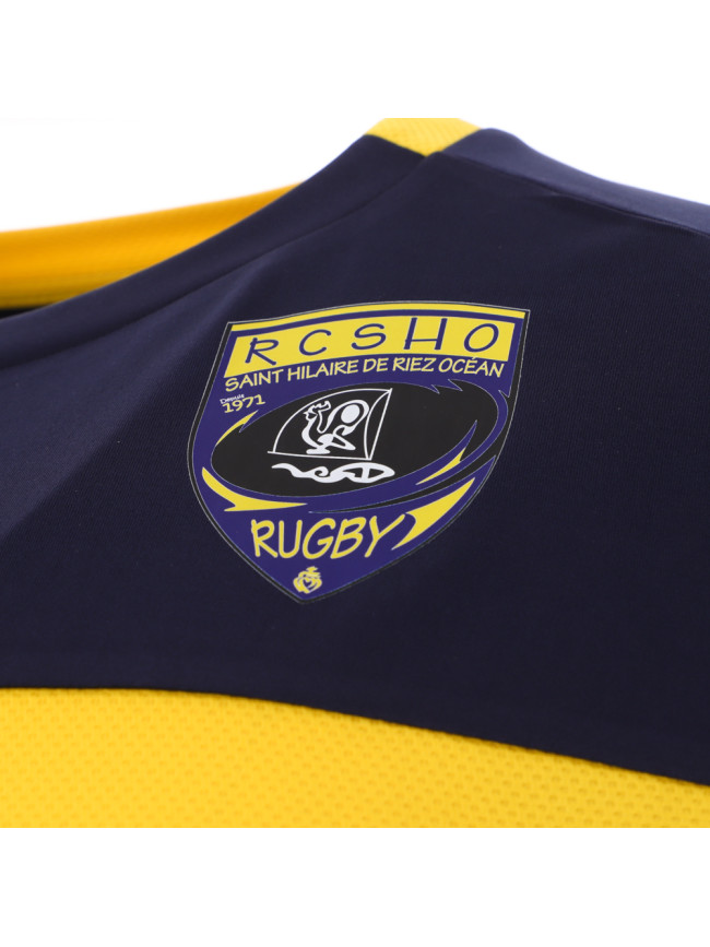 RCSHO maillot junior bleu marine et jaune