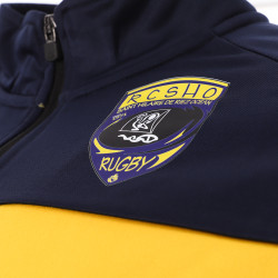 RCSHO veste zipée junior bleu marine et jaune