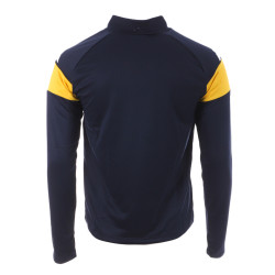 RCSHO veste 1/4 zippé adulte bleu marine et jaune