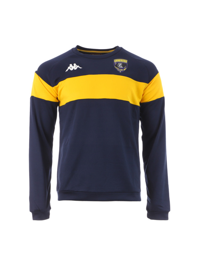 RCSHO sweat junior bleu marine et jaune