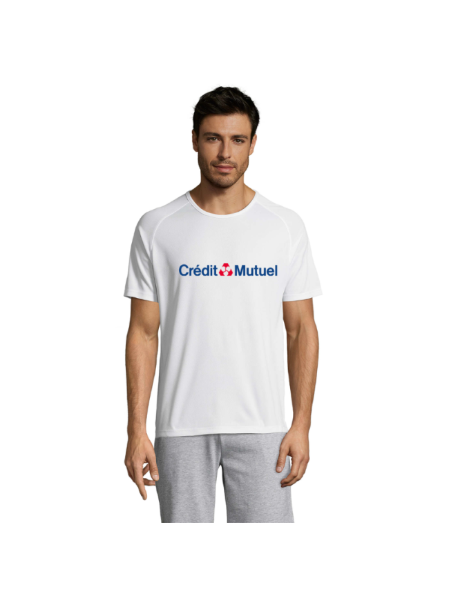 T-shirt de sport homme crédit mutuel