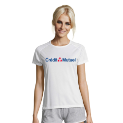 T-shirt de sport femme crédit mutuel