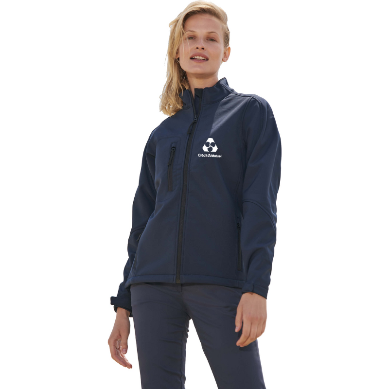 Softshell femme crédit mutuel