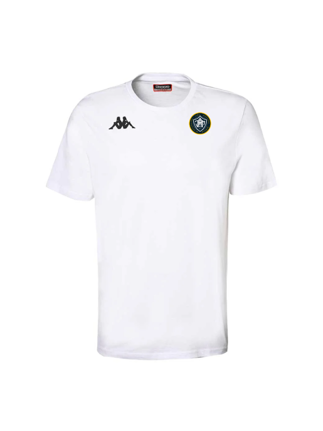 T-shirt enfant blanc Kappa Brizzo