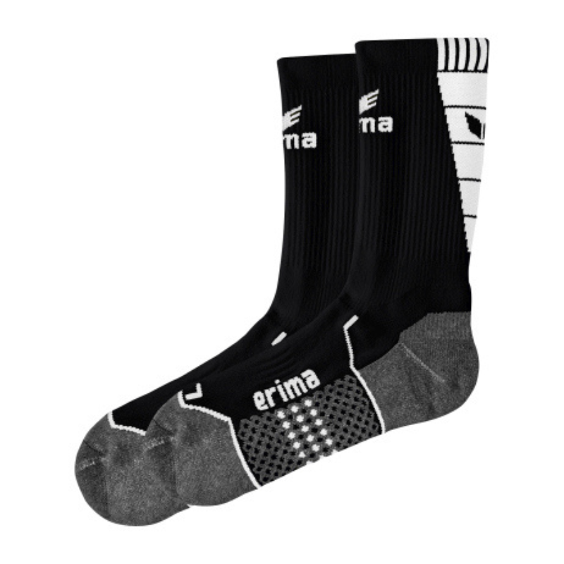 Chaussettes d'entraînement noir et blanc Erima