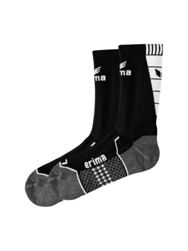 Chaussettes d'entraînement noir et blanc Erima