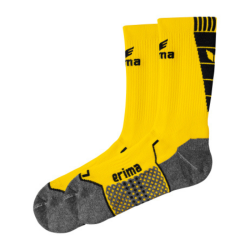 Chaussettes d'entraînement jaune et noir Erima