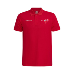 Polo homme rouge Craft Progress 2.0