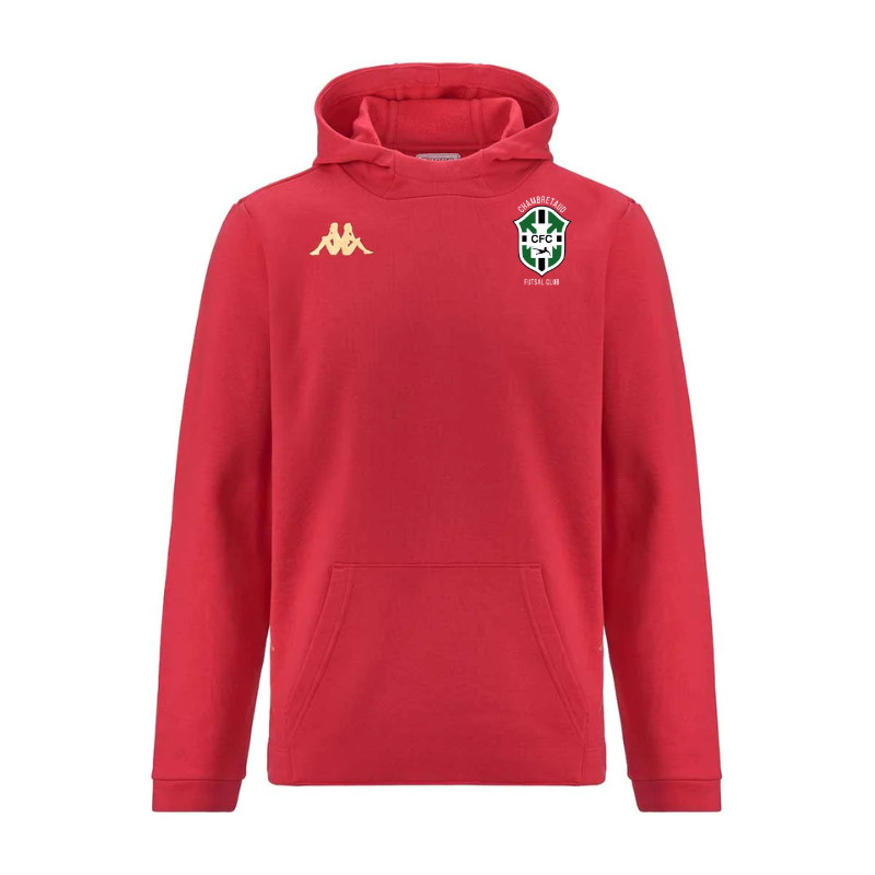 Sweat à capuche rouge adulte Kappa Gordi