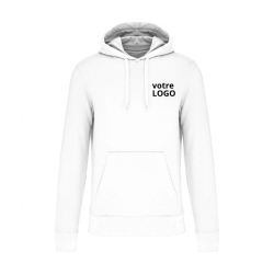 Sweat-shirt écoresponsable à capuche homme