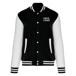 Blouson molleton teddy unisexe