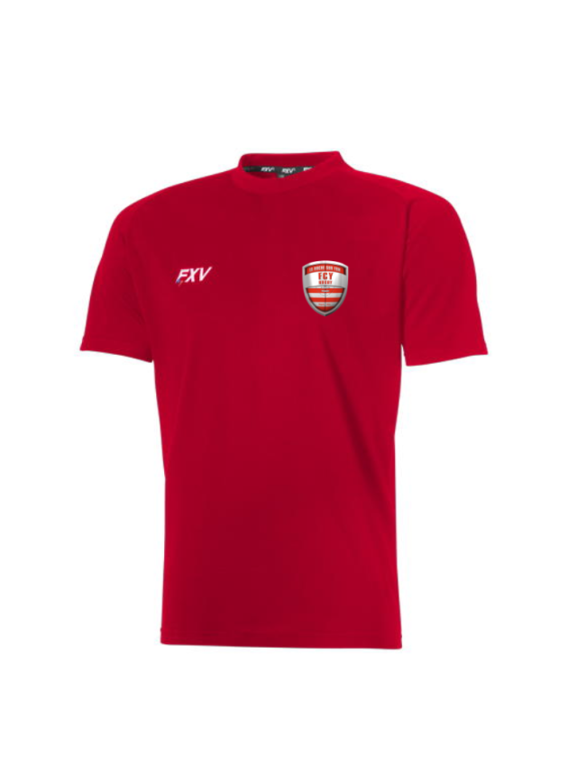 T-Shirt adulte rouge FXV Force