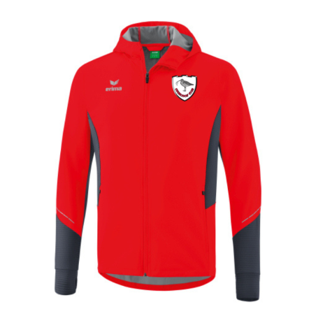 Veste running homme rouge Erima Racing