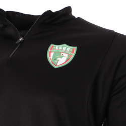 ESGG Sweat 1/4 zip noir homme Uhlsport Score